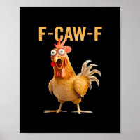 Gothic Funny Humor Crow F Caw F Style