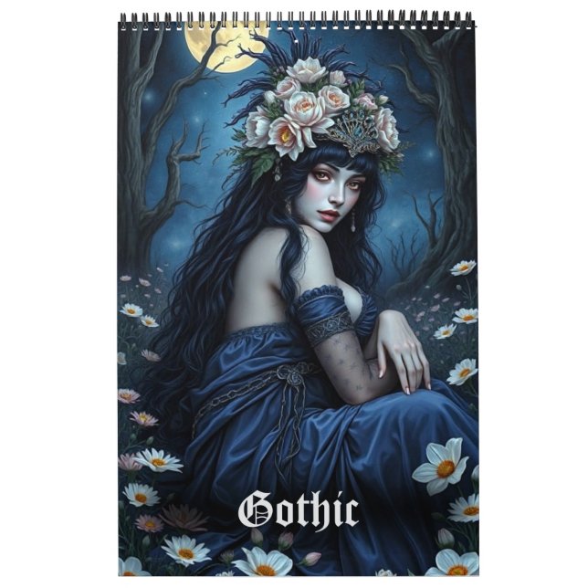 Gothic Garden Collectable Art Calendar (Cover)