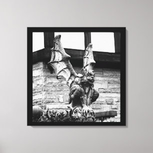  Gothic Gargoyle  Canvas Print