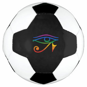 Gothic Gay Pride Eye Soccerball Football