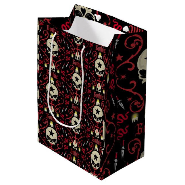 Gothic Gifts And Accessories Medium Gift Bag (Front Angled)