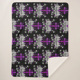 Gothic Gifts For Him And Her Sherpa Blanket