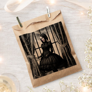 Gothic Girl and Haunted Mansion Favour Bags