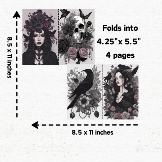 Gothic Girl  Goth Junk Scrapbook (Creator Uploaded)