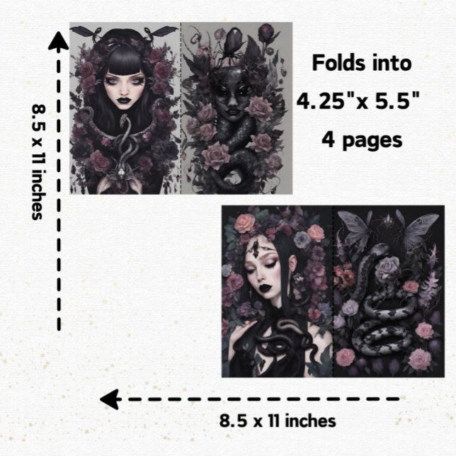 Gothic Girl  Goth Junk Scrapbook 4 (Creator Uploaded)