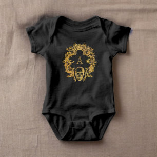 Gothic Glam Baby Bodysuit Gold