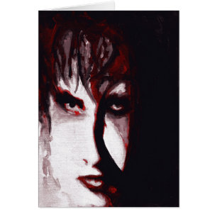 Gothic God Post Punk Goth Music Man Portrait Art