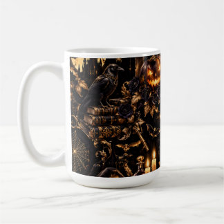 Gothic Gold Halloween Classic Mug