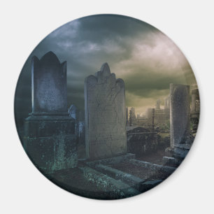 Gothic Graveyard Magnet