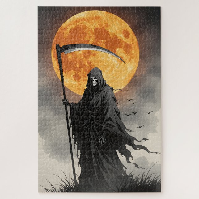 Gothic Grim Reaper Jigsaw Puzzle (Vertical)
