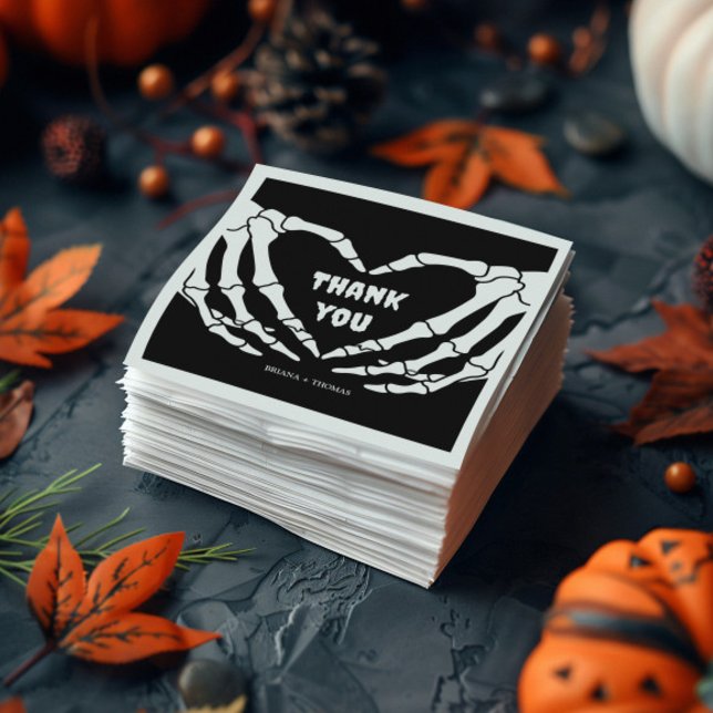 Gothic Halloween Baby Shower  Napkin (Creator Uploaded)