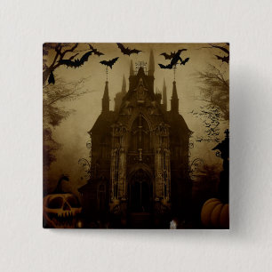 Gothic/Halloween/fall/pumpkin 15 Cm Square Badge