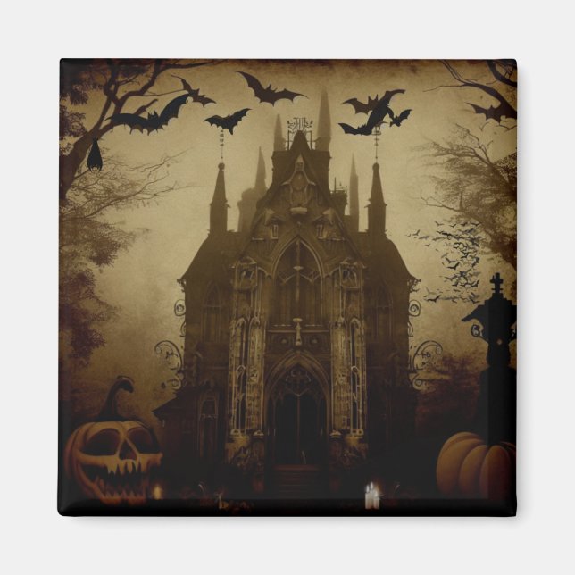 Gothic/Halloween/fall/pumpkin  Magnet (Front)