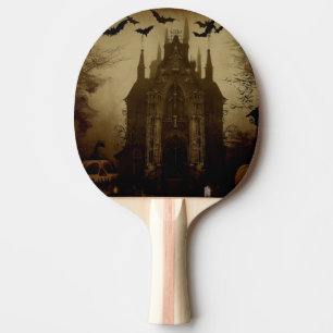 Gothic/Halloween/fall/pumpkin Ping Pong Paddle
