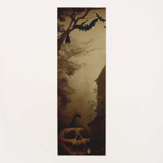 Gothic/Halloween/fall/pumpkin  Yoga Mat (Front)