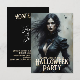 Gothic Halloween Night of Mystery Invitation