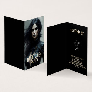 Gothic Halloween Night of Mystery Invitation