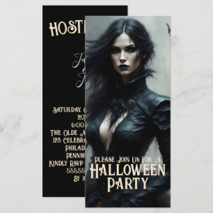 Gothic Halloween Night of Mystery Invitation