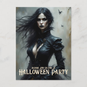 Gothic Halloween Night of Mystery Invitation