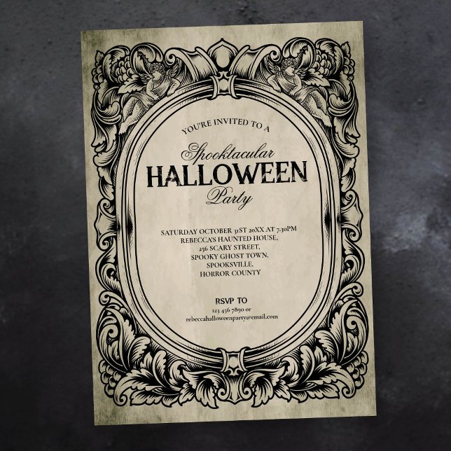 Gothic Halloween Party Invitation (Creator Uploaded)
