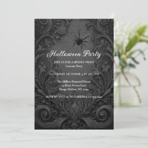 Gothic Halloween Party Invitation