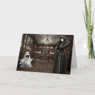 Gothic Halloween Party Invitation. Card