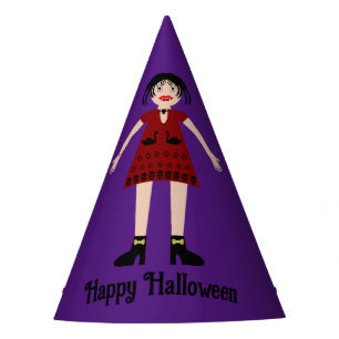 Gothic Halloween Vampire Lady Custom Party Hat