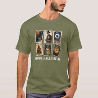 Gothic Halloween Vintage Stamp T-Shirt