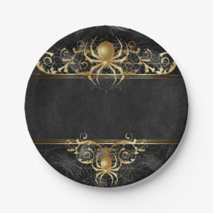 Gothic halloween wedding Plate