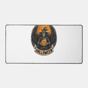 Gothic Halloween Witch Vintage Desk Mat