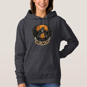 Gothic Halloween Witch Vintage Hoodie
