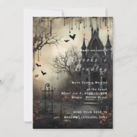 Gothic Haunted Castle Wedding