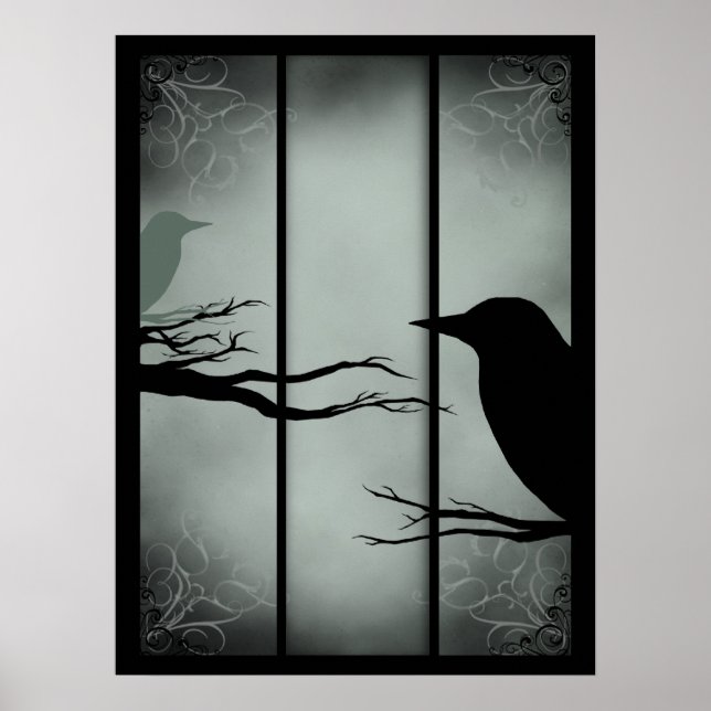 Gothic Haunted Forest Poster (Front)