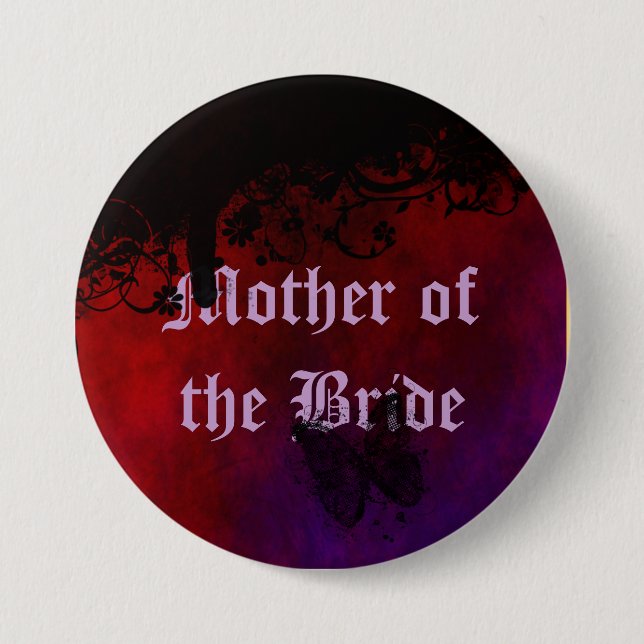 Gothic Heart 7.5 Cm Round Badge (Front)