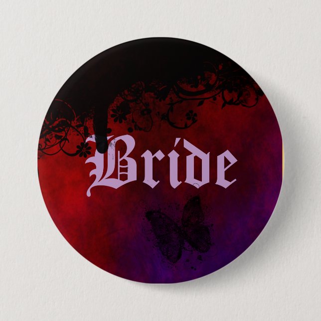 Gothic Heart 7.5 Cm Round Badge (Front)