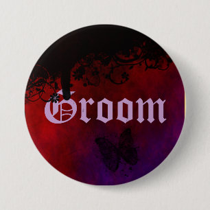 Gothic Heart 7.5 Cm Round Badge