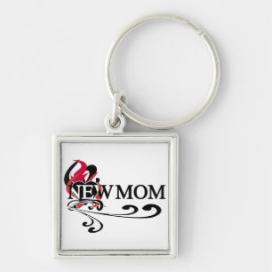 Gothic Heart New Mum T-shirts and Gifts Key Ring