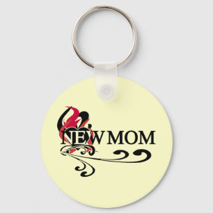 Gothic Heart New Mum Tshirts and Gifts Key Ring