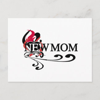 Gothic Heart New Mum Tshirts and Gifts Postcard