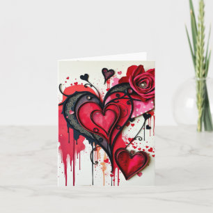 Gothic Heart  Note Card