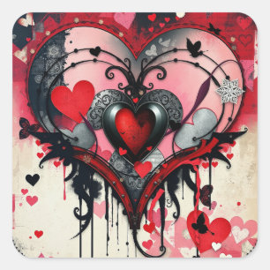  Gothic Heart Stickers