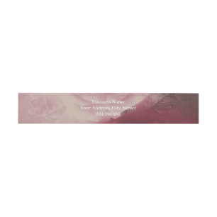 Gothic Heart with Bloom and Wings. Invitation Belly Band