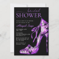 Gothic High Heel Shoe Halloween Bridal Shower