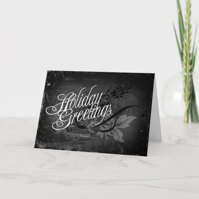 Gothic Holiday Greetings Card (Front)