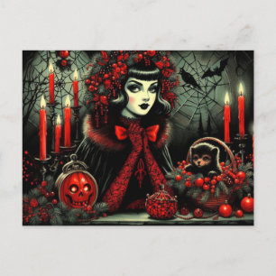 Gothic Holiday Greetings Postcard