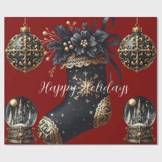 Gothic Holidays Wrapping Paper