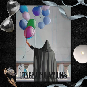 Gothic Hooded Figure Not Dead Yet Birthday Card