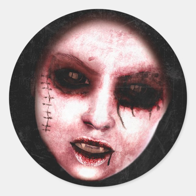 Gothic Horror Art Stickers (Front)