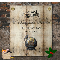 Gothic House Christmas Party Picture Backdrop