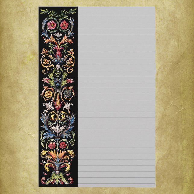 Gothic Illuminated Art Stationery-Lined Stationery (Creator Uploaded)